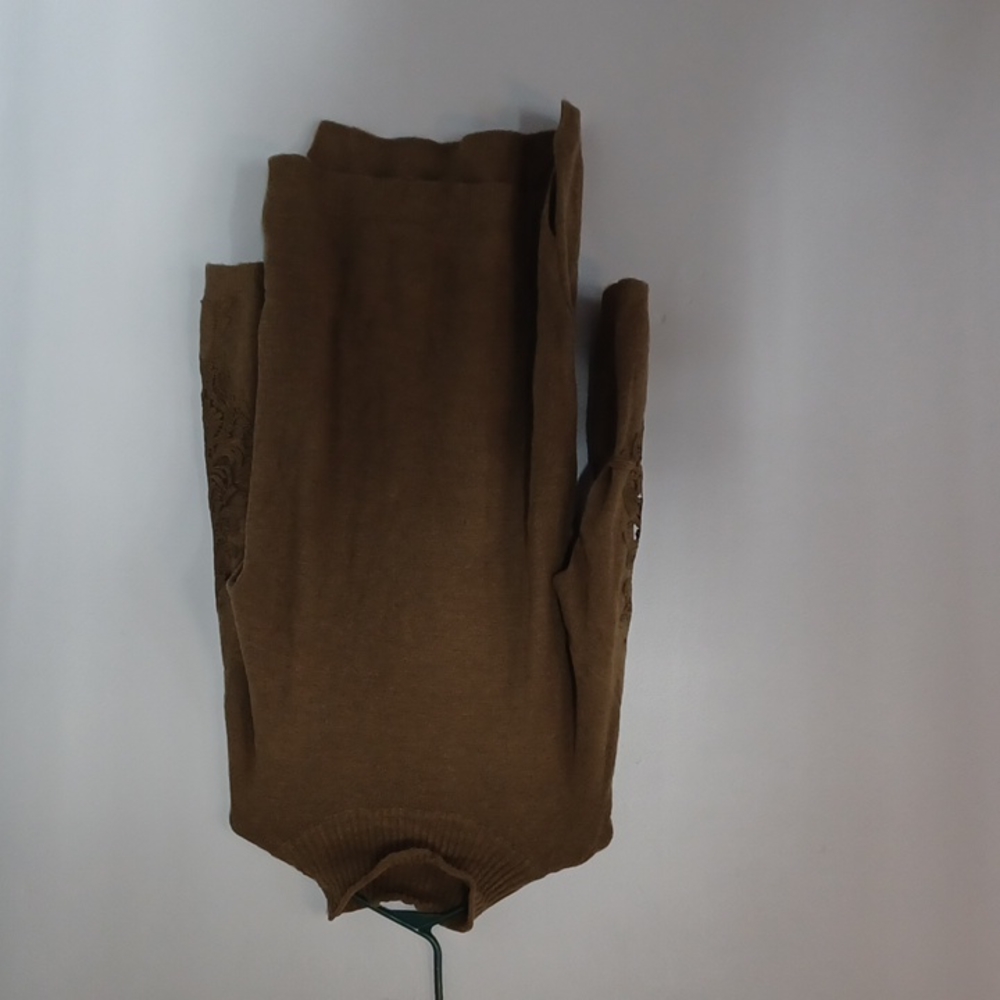 Womens olive color sweater dress